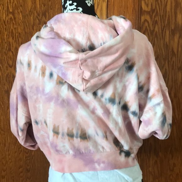 Young Fabulous & Broke Crop Hoodie Zip front Size M NWT - Picture 8 of 11